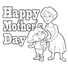 230x230 Top 20 Free Printable Mother's Day Coloring Pages Online