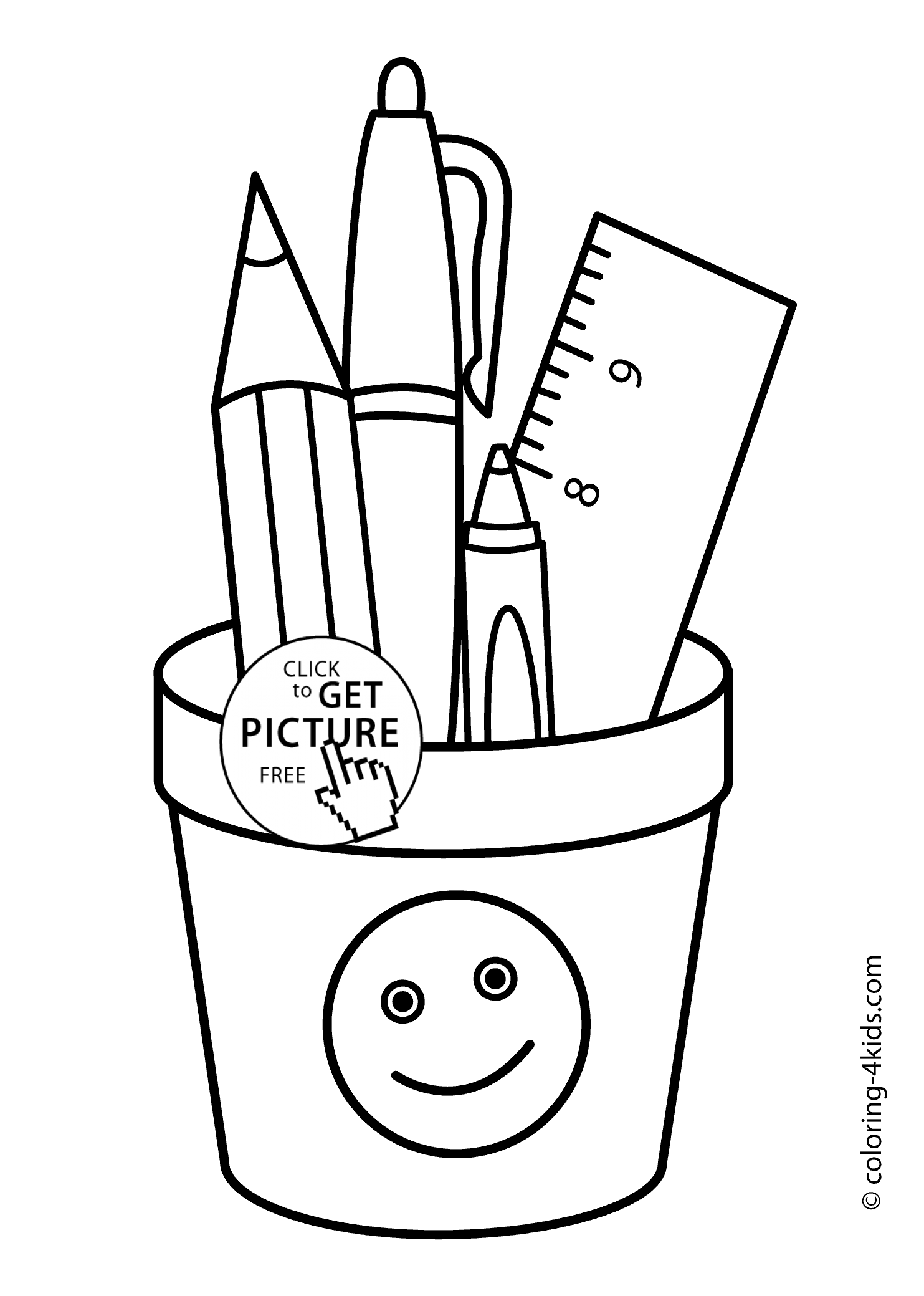 1483x2079 All For School Coloring Page, Classes Coloring Page For Kids