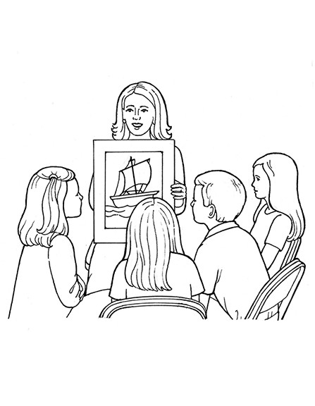 447x576 Collection Of Solutions Drawing Of A Teacher Teaching Students