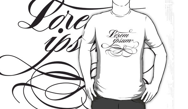 600x350 30 Beautiful Typographic T Shirts