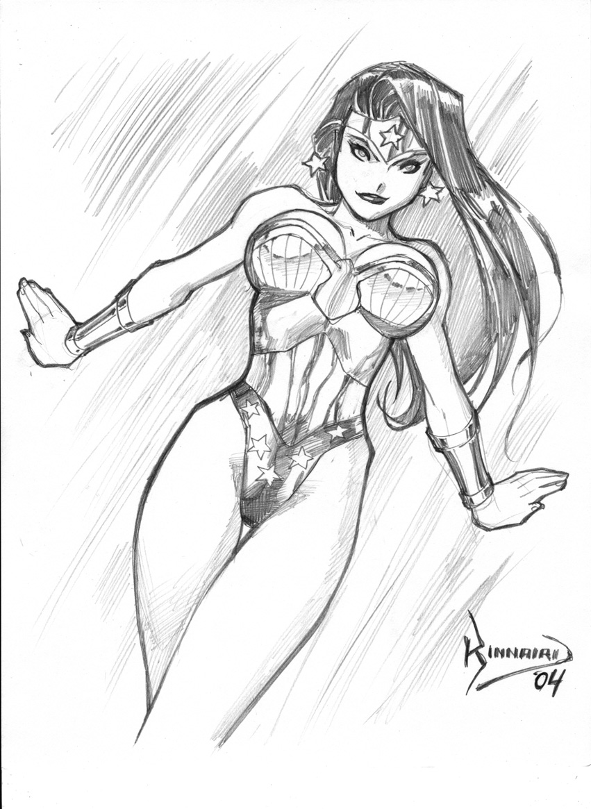 851x1165 Wonder Woman Sketch 2 By Ryankinnaird