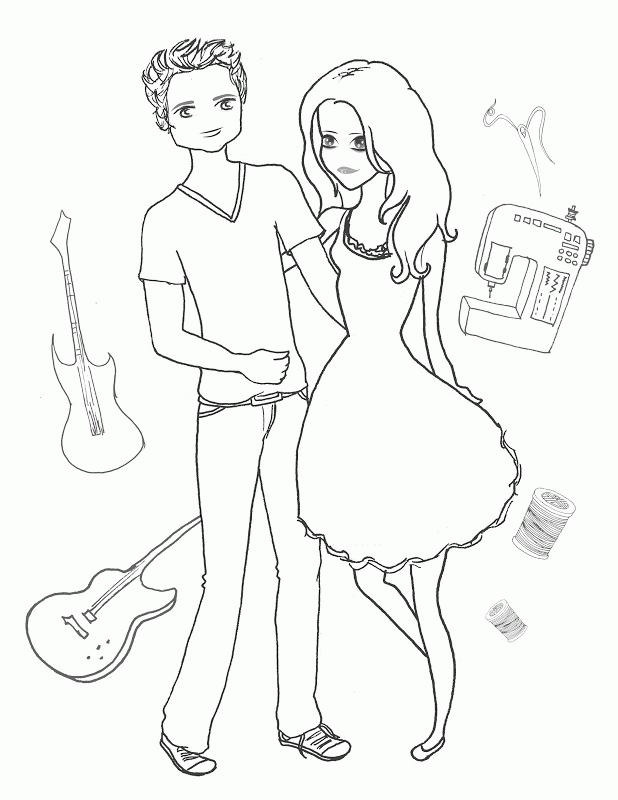 618x800 Cute Coloring Pages For Your Boyfriend Cute For Teenagers