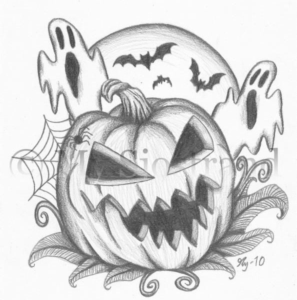 594x600 Halloween Images To Draw Best 25 Halloween Drawings Ideas