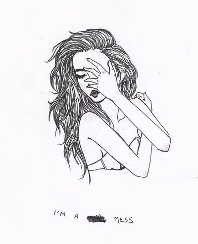 400x494 @itsmadixoxo Tumblr Outlines. Outlines