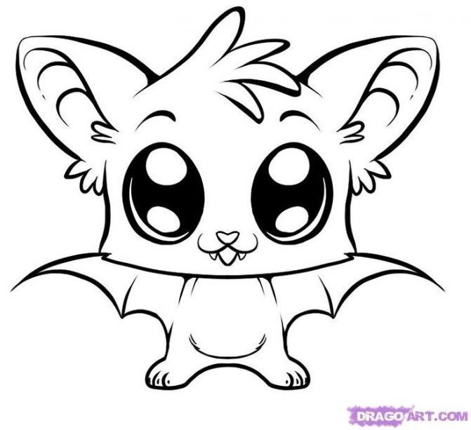 671x613 Coloring Pages Cute Drawings Animals Coloring Pages Cute