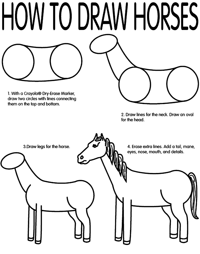 643x815 How To Draw Horses Coloring Page