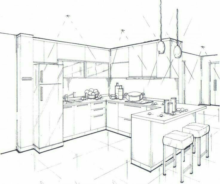 736x616 992 Best Furniture Drawing Interior Drawing Images