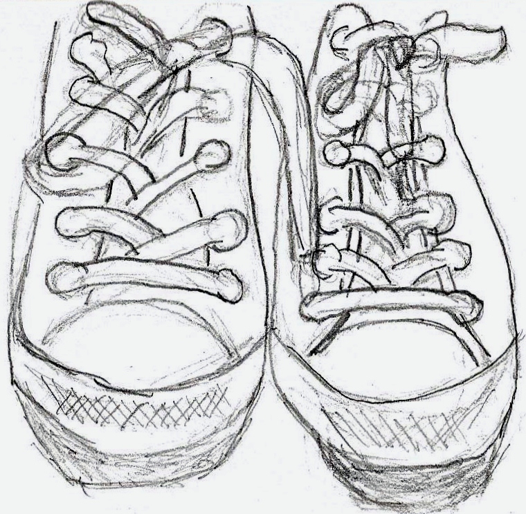 Drawing On Converse at GetDrawings | Free download