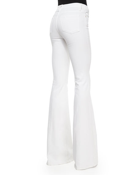 456x570 Frame Forever Karlie Flared Denim Jeans Neiman Marcus