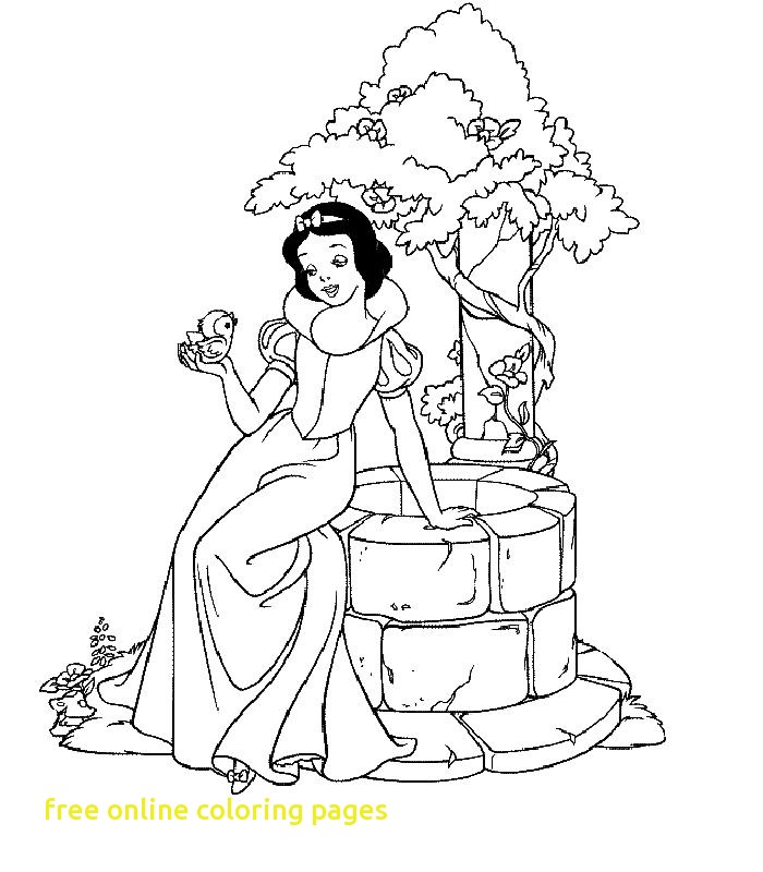 700x800 Free Online Coloring Pages With Free Line Coloring Pages Disney