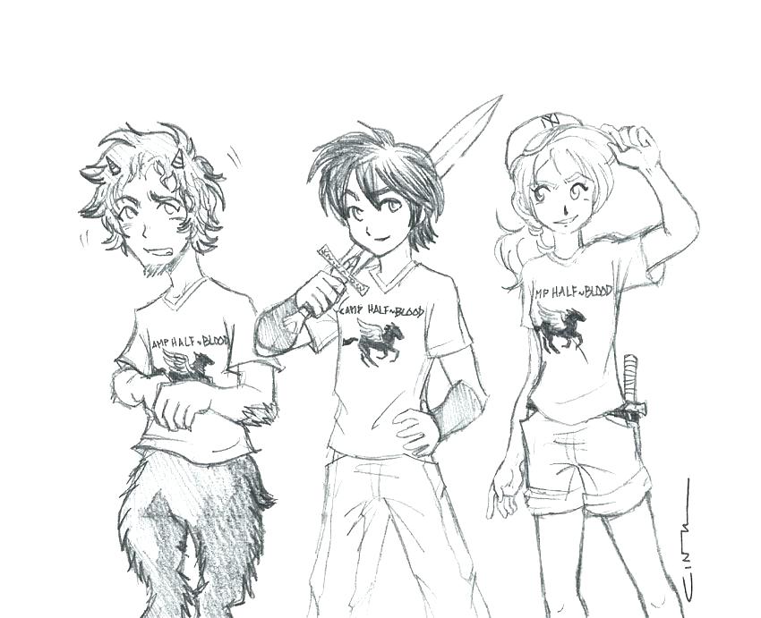 850x691 Drawing Books Online Free Full Image For Lightning Thief Book