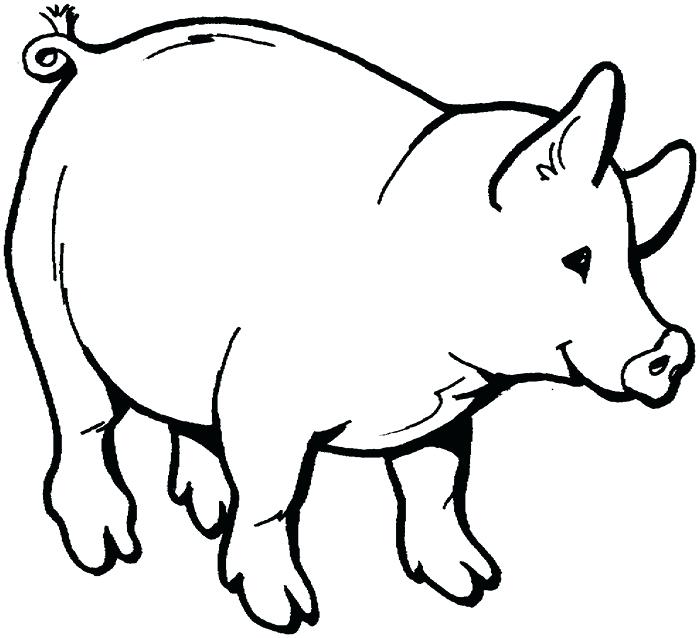 700x638 Coloring Book Pig As Well As Printable Cute Animal Pig Coloring
