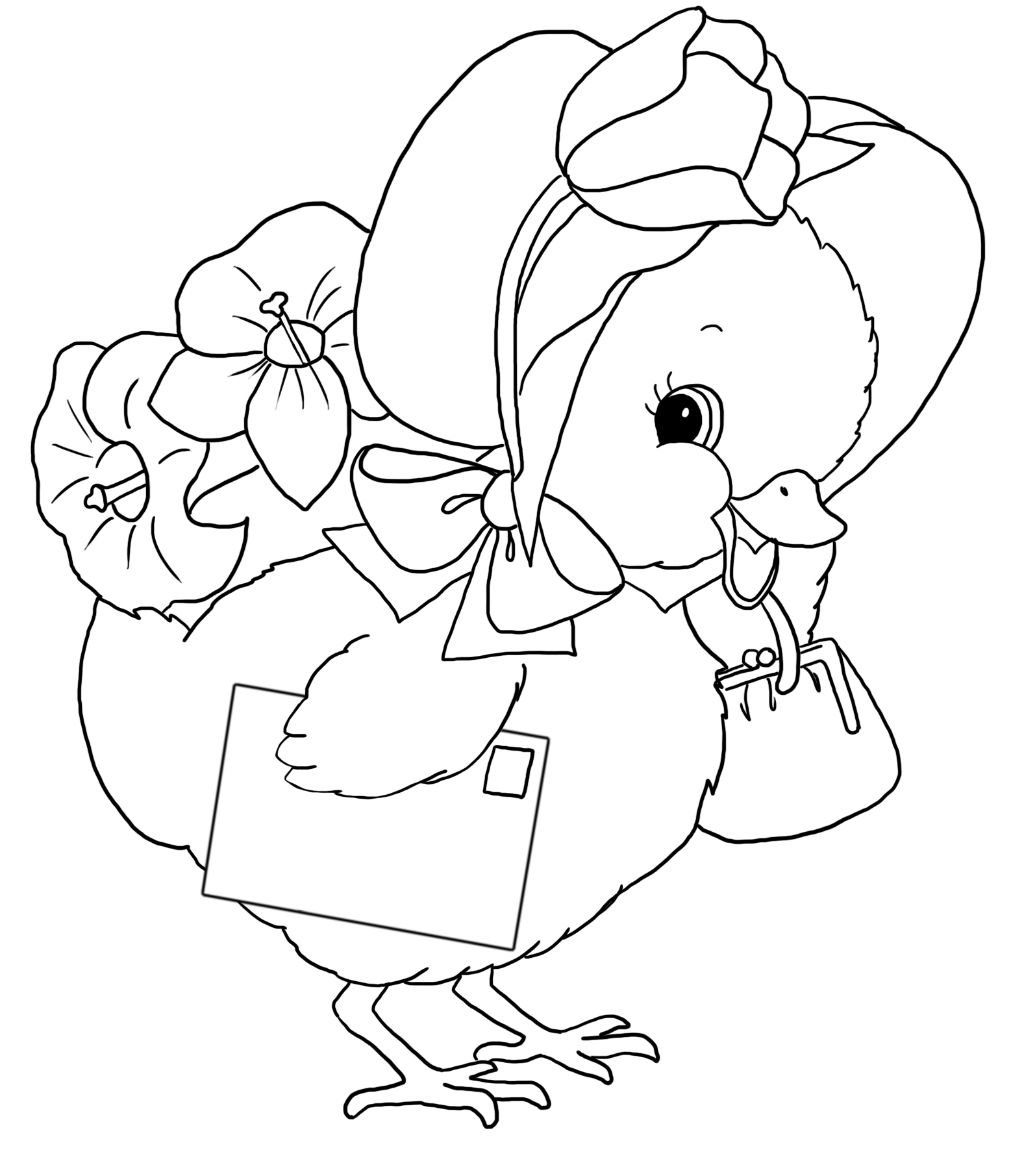 1557x1811 Easter Coloring Pages