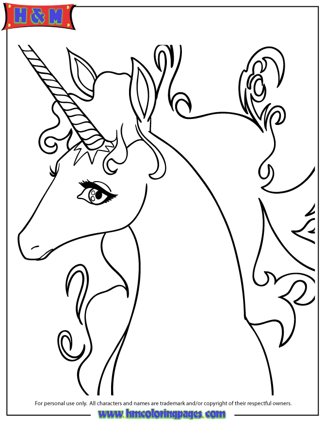 670x867 Rainbow Unicorn Drawing Coloring Page Free Printable Coloring