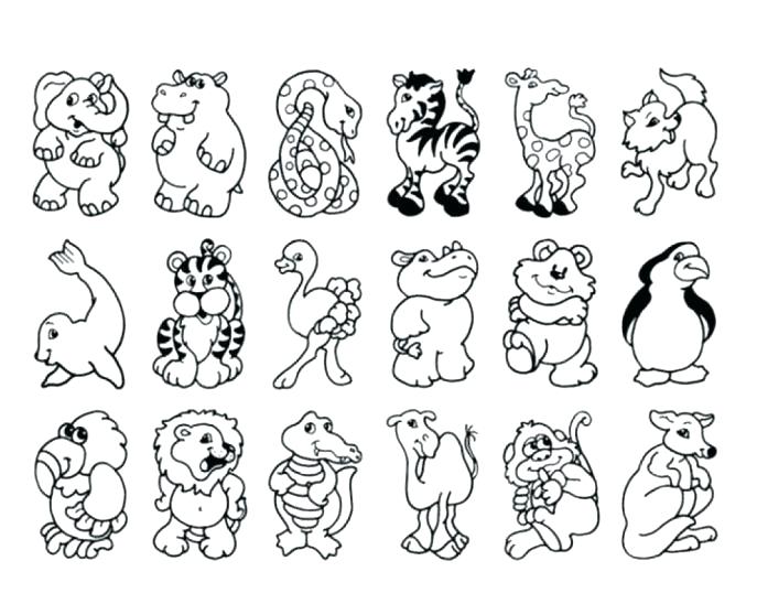 687x548 Safari Animals Coloring Pages Synthesis.site
