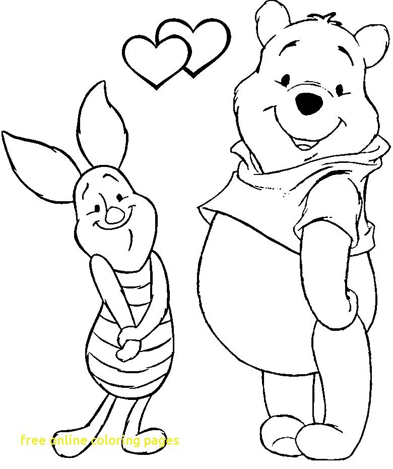 780x930 Free Online Coloring Pages With Free Line Coloring Pages Disney