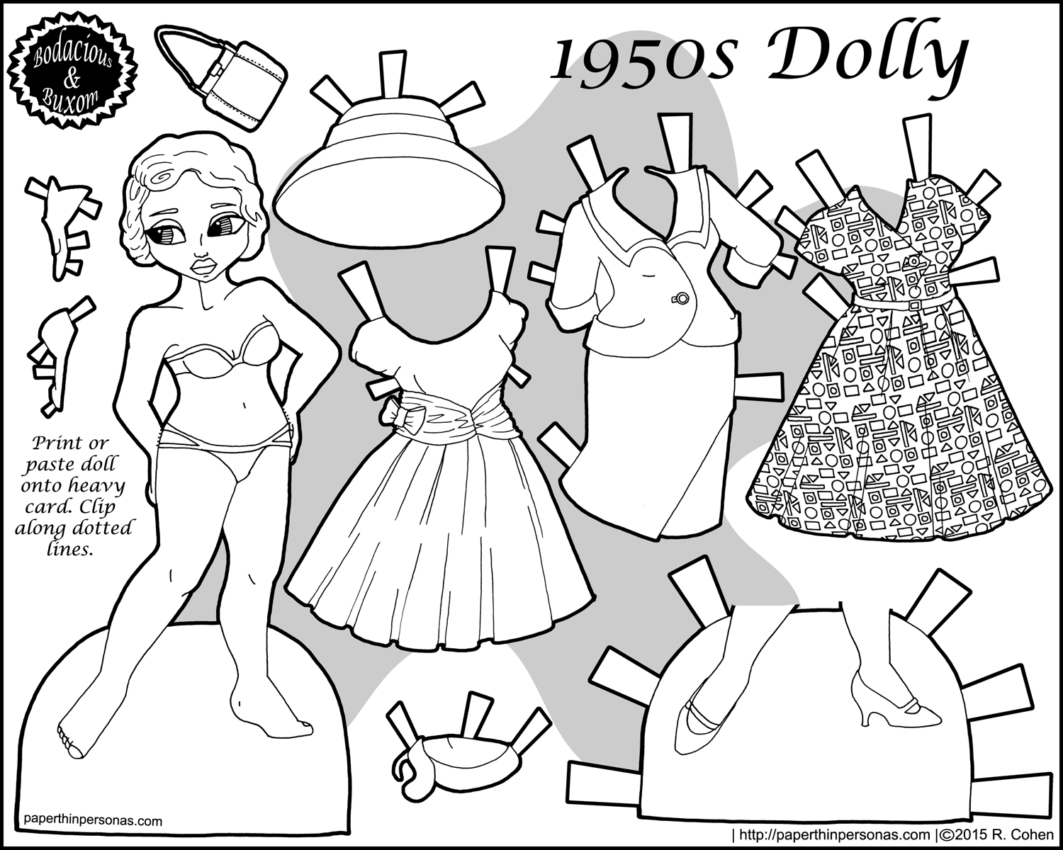1500x1200 Historical Paper Dolls To Print From 900 To 1970