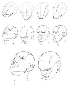 236x294 Face Drawing Reference (Drawing Step) Drawings 1