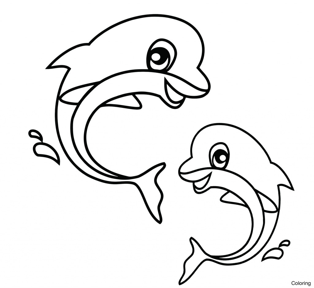 1024x938 Easy To Draw Aquatic Animals Sea Drawing Animal Drawings Clipart