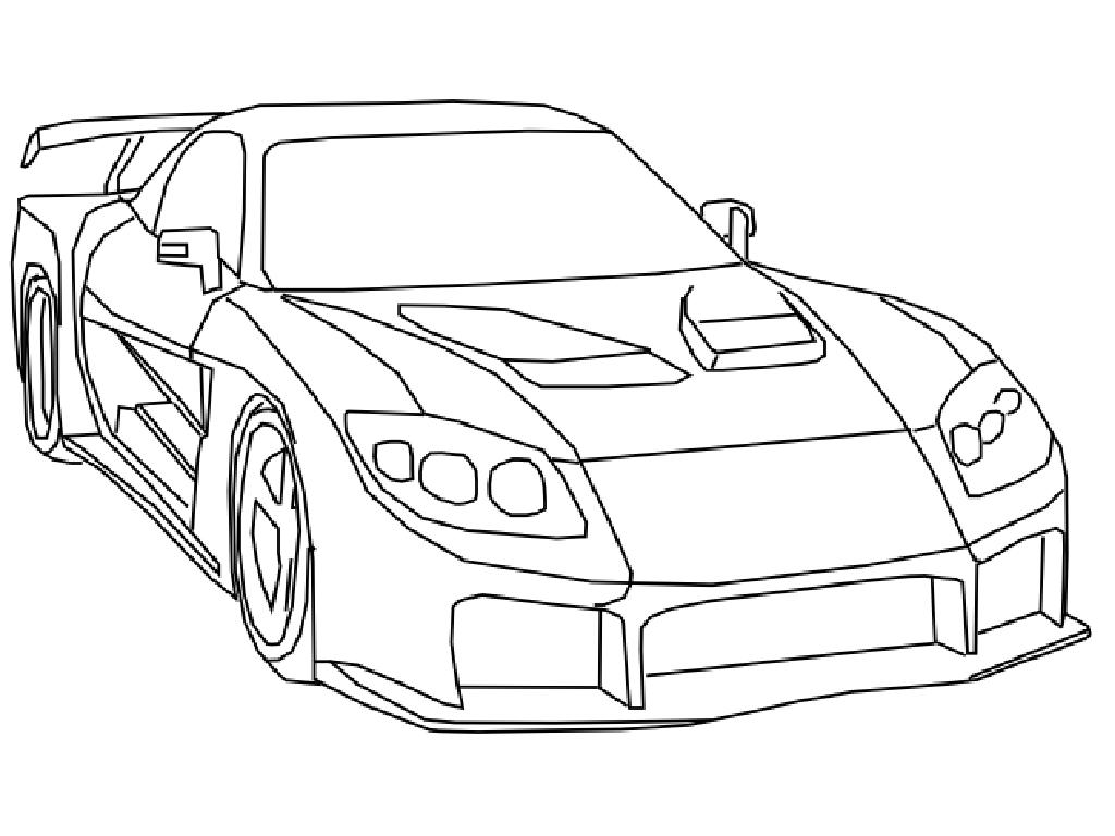 1024x768 Outline Drawing Of Drift Cars Group