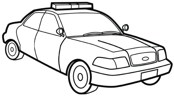 600x337 Police Cars Coloring Pages How To Draw Police Car Coloring Page