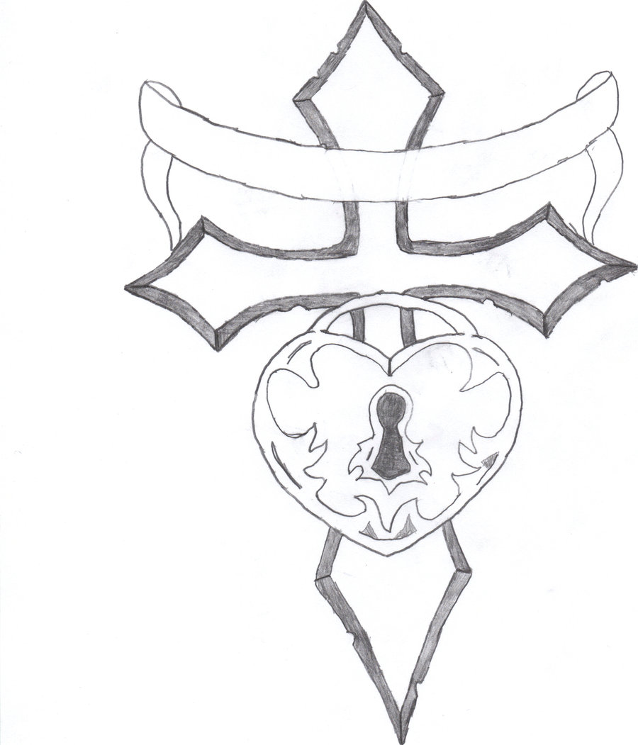 900x1051 Cross Of Love Locked By Ninetail57