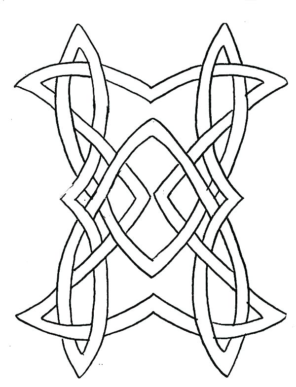 600x785 Coloring Pages Crosses Knot Cross Design With Wings