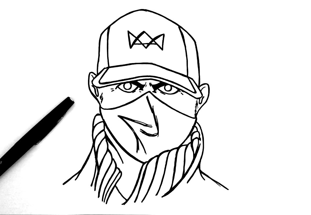 1071x740 Comment Dessiner Aiden Pearce (Watch Dogs)