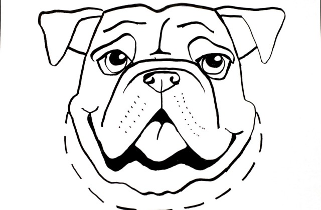 640x420 Tag For Line Drawings Of Puppies Line Drawing Clip Art Puppy Dog