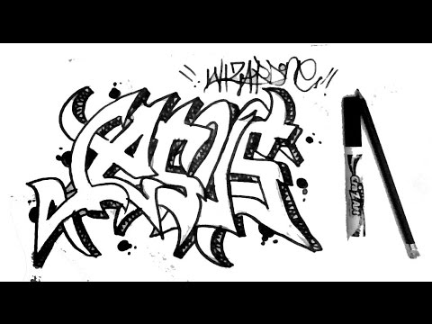 480x360 How To Draw Graffiti Name