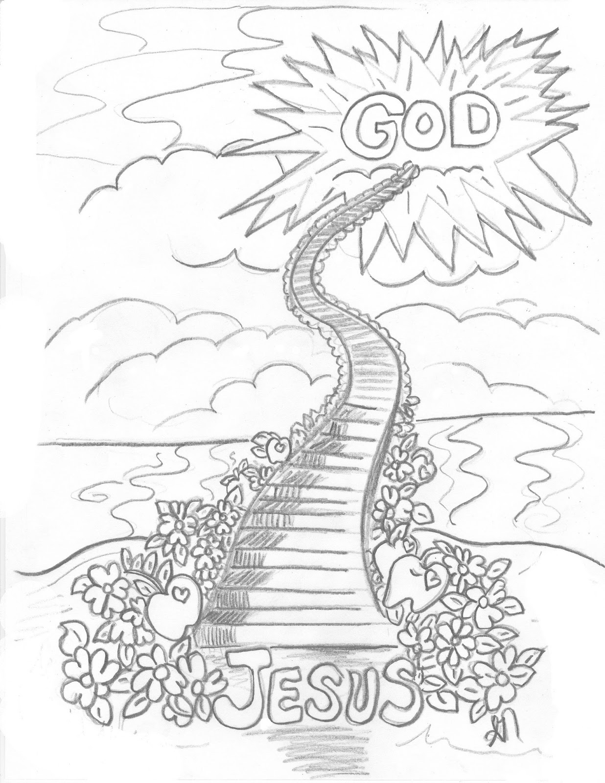 1236x1600 Treasure Box Drawing For Jesus Valentine Apple (Love God Themed