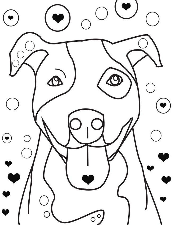 736x952 Pitbull Coloring Pages Coloring Pages Coloring 6