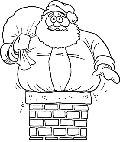 397x470 Christmas Santa Claus Drawings Christmas Wallpaper