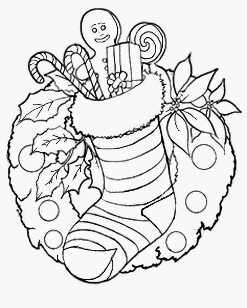 800x1000 Santa Claus Clipart Coloring Pages