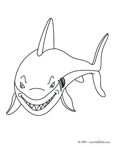 364x470 Great White Shark Coloring Clip Art Great White Shark Coloring