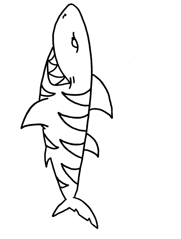 720x950 Shark Coloring Pages And Posters