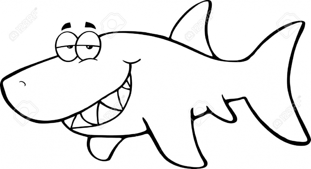 1024x557 Cartoon Drawings Of Sharks How To Draw Cartoon Shark