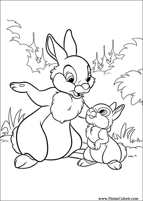 567x794 Drawings To Paint Amp Colour Disney Bunnies