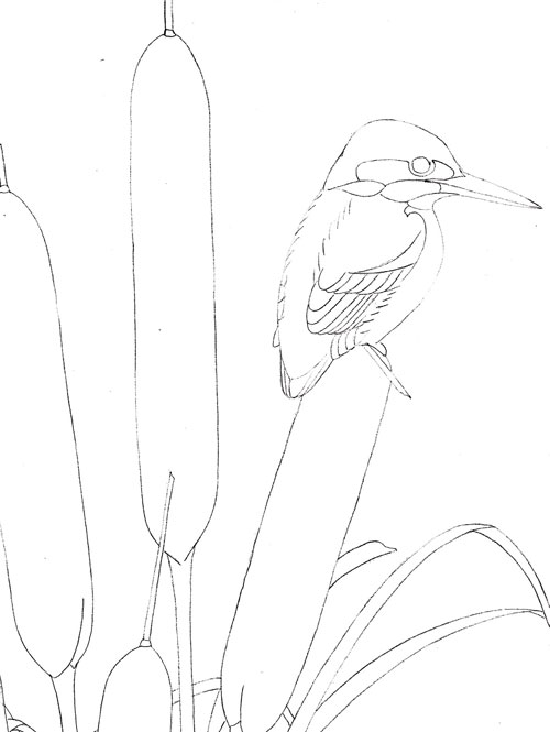 500x665 How To Paint A Bird Portrait