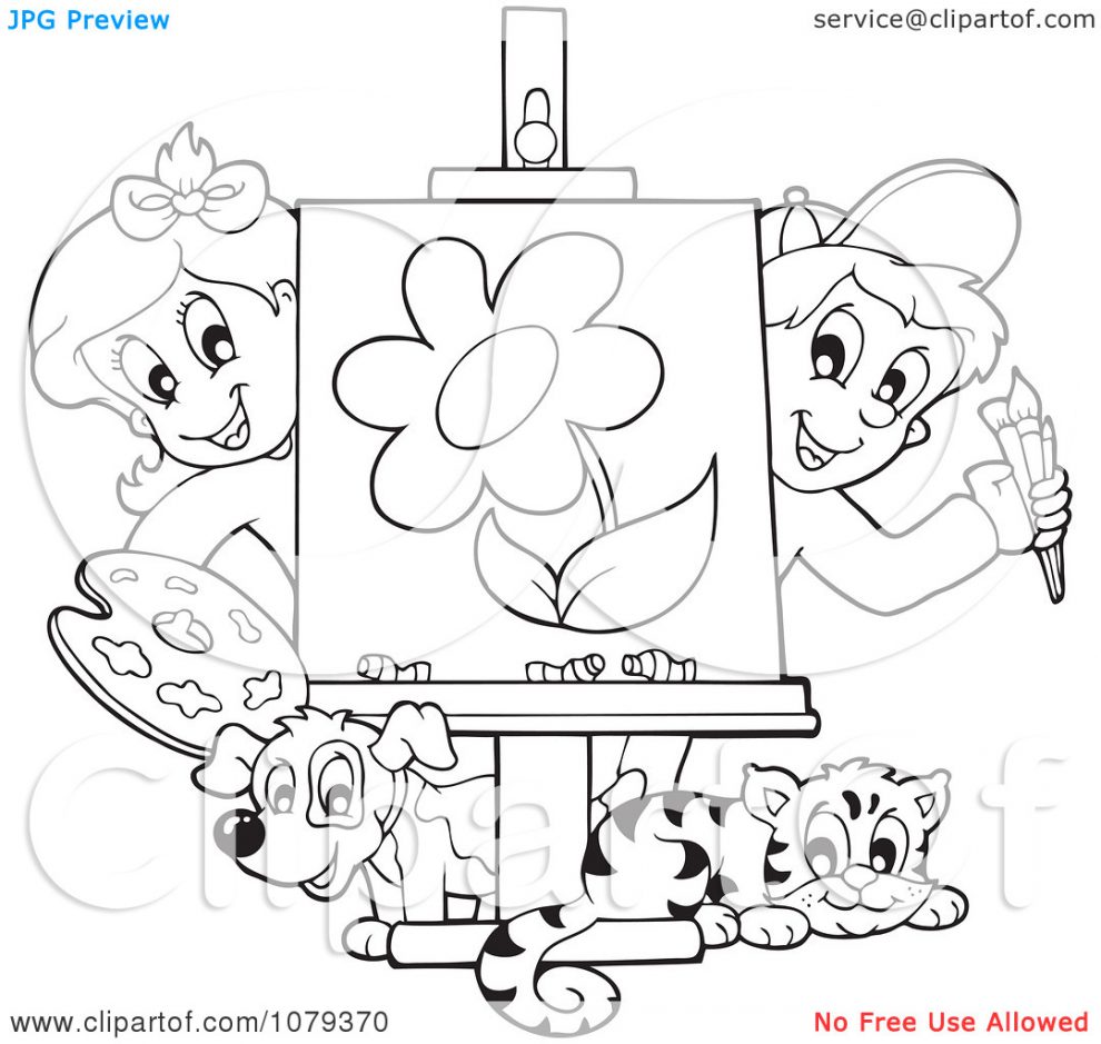 990x939 To Print Drawings For Kids To Paint 55 For Your Free Coloring Book