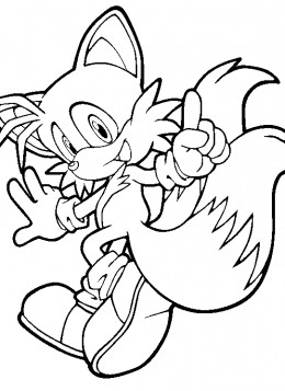 260x357 Sonic Hedgehog Kids Colouring Pictures To Print And Colour Online