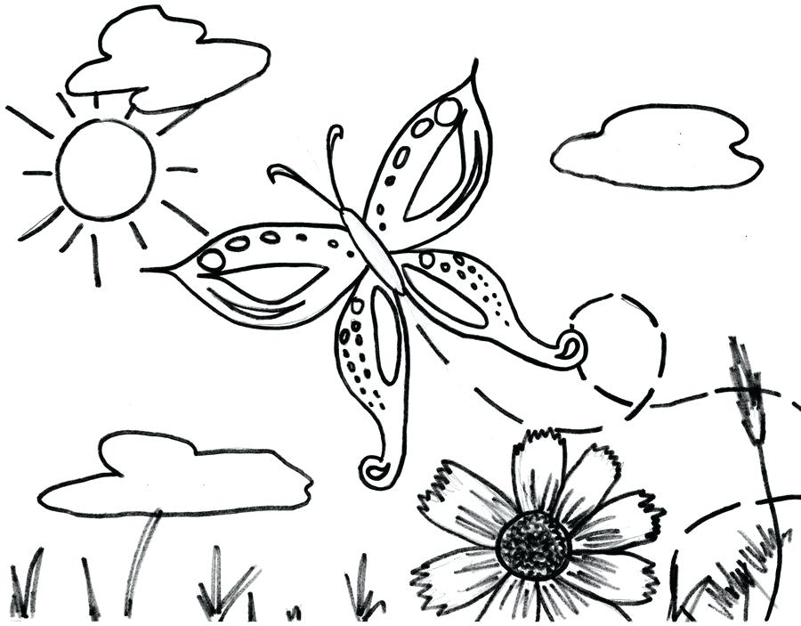 900x703 Crayon Coloring Page Is Drawing With Crayon Coloring Page Color