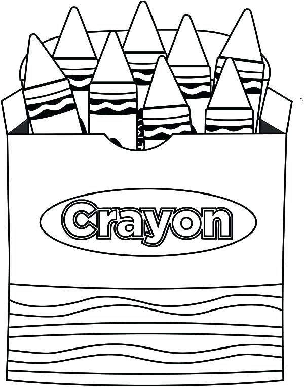 600x764 Crayons Coloring Pages Crayon Coloring Pages Crayon Box Colouring
