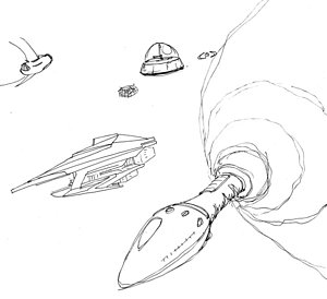 300x274 Pencil Crayons Drawings