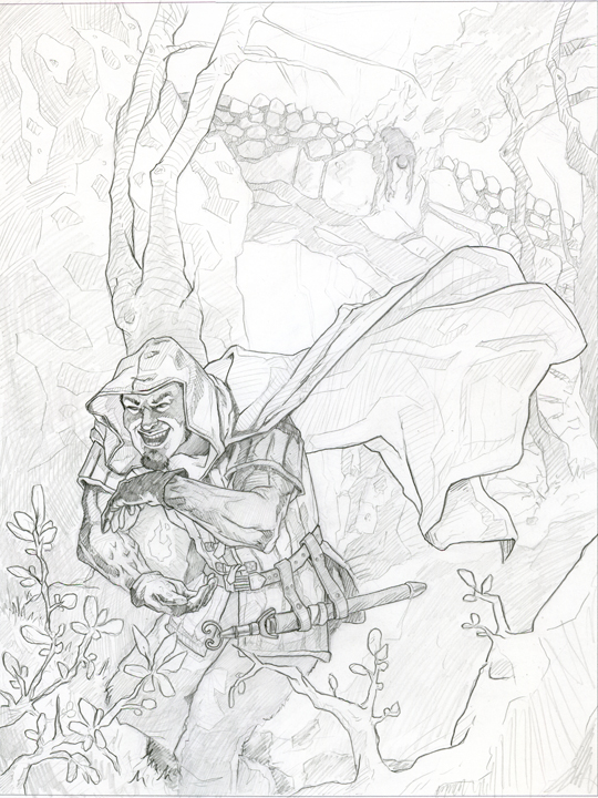 540x720 Loki The Fire Mage Sketch An Artist's Journey