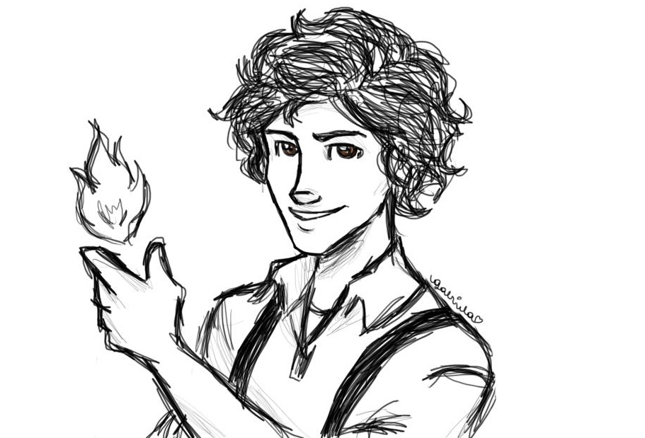 911x619 The Boy Fire By Odairwho