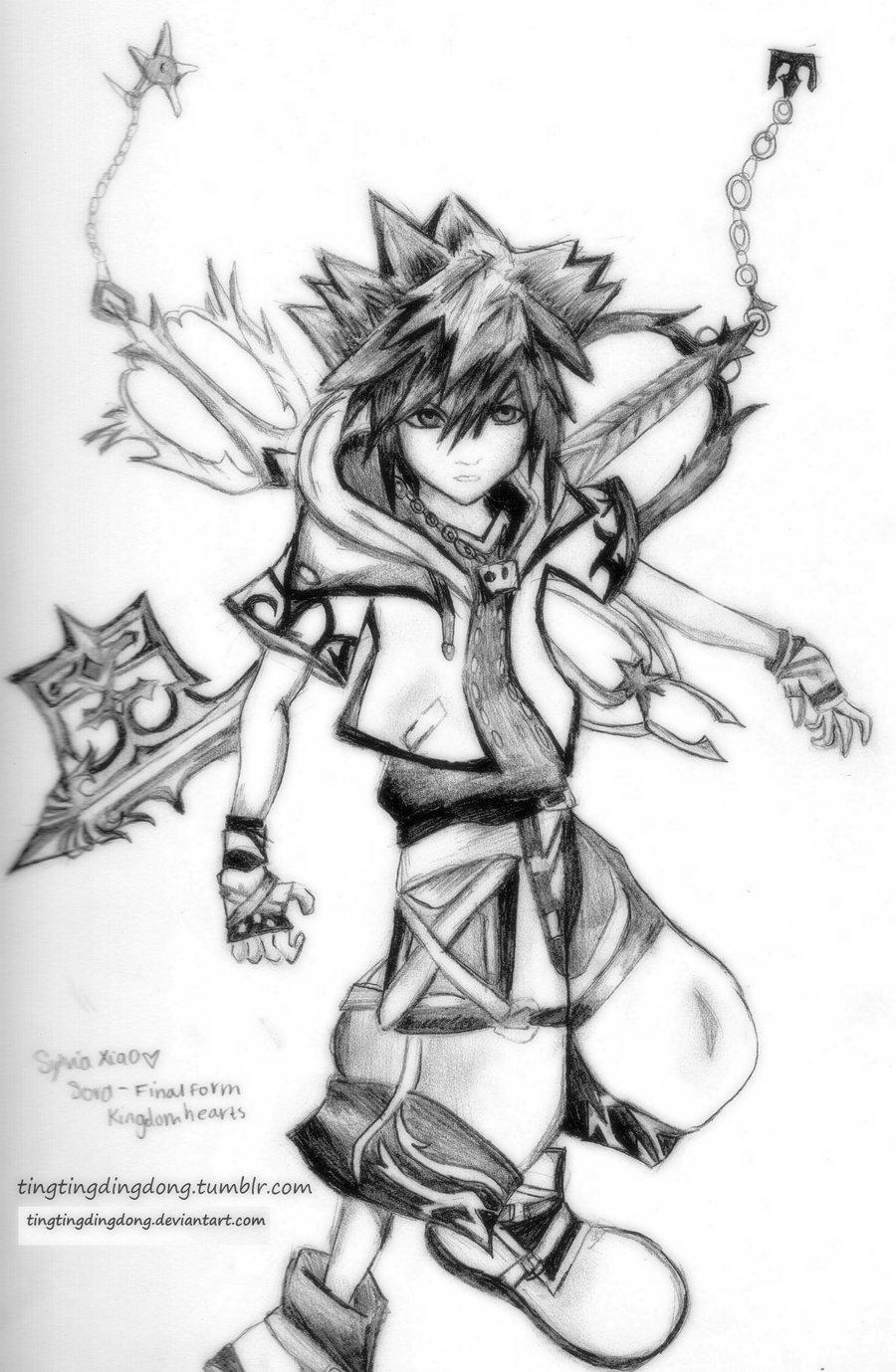 900x1379 Sora Kingdom Hearts By Tingtingdingdong