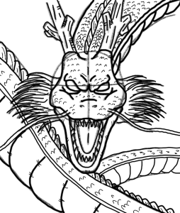 254x300 How To Draw A Dragon The Drawing Highway