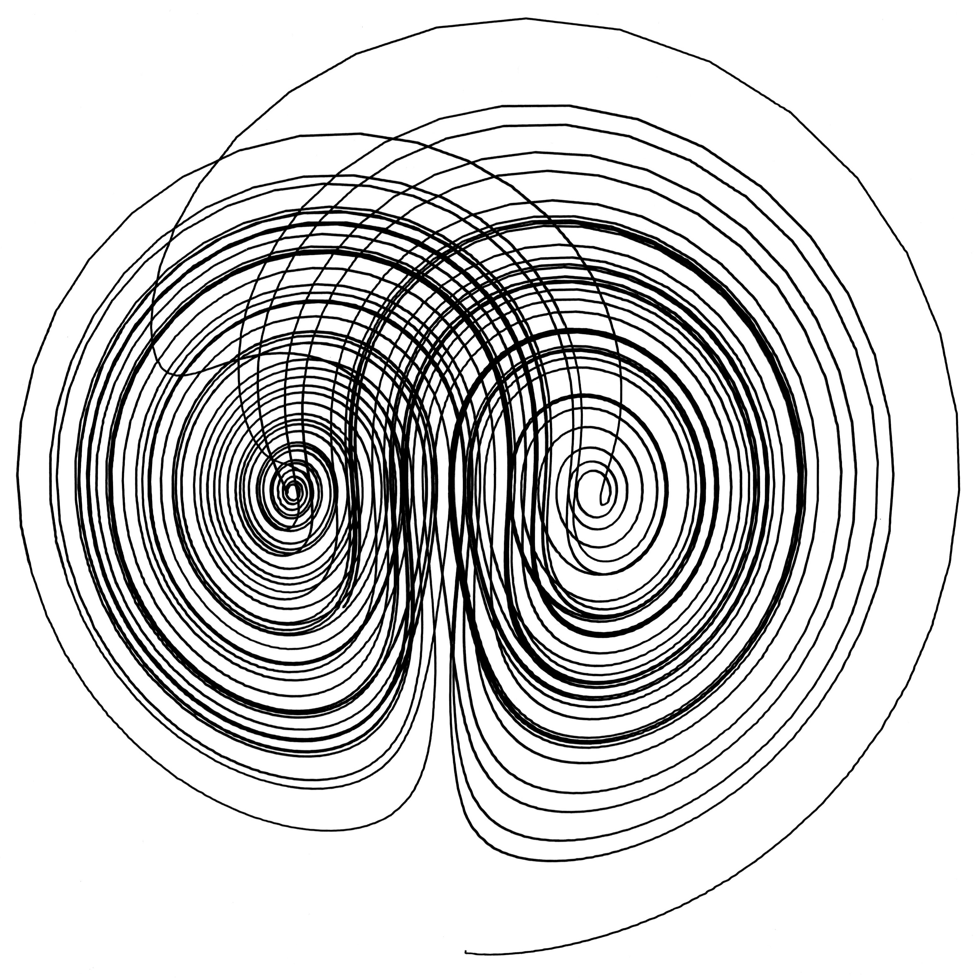 3150x3150 Axidraw Lorenz Attractor