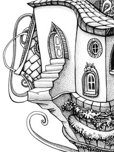 236x314 Drawing With Black Markers